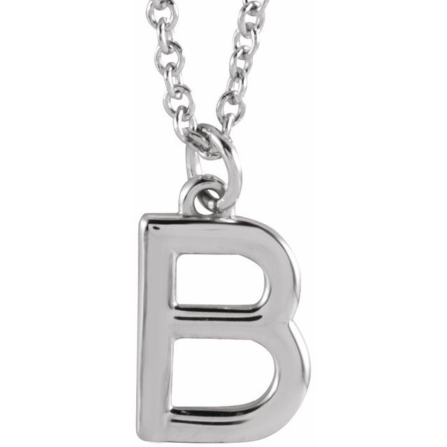 14K Gold Initial Necklace