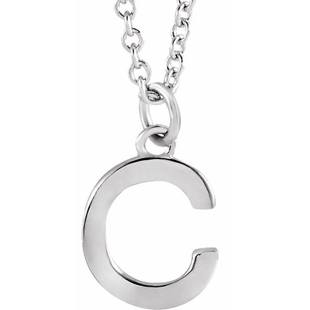 14K Gold Initial Necklace