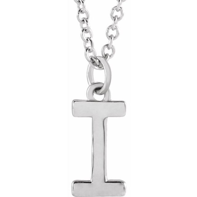 14K Gold Initial Necklace