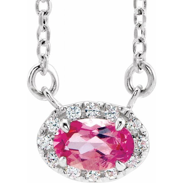 14K Gold Alexandrite And Diamond Necklace - Options Available