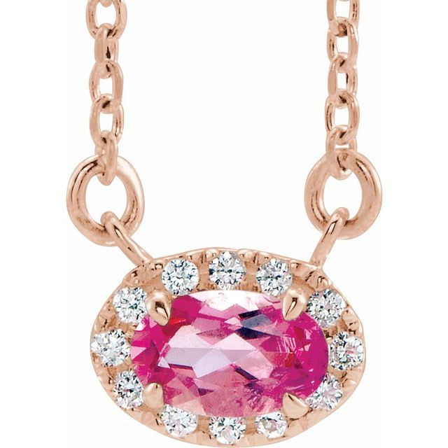 14K Gold Alexandrite And Diamond Necklace - Options Available