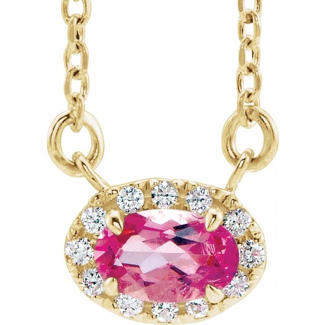 14K Gold Alexandrite And Diamond Necklace - Options Available