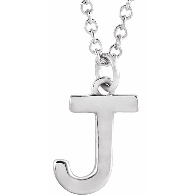 14K Gold Initial Necklace