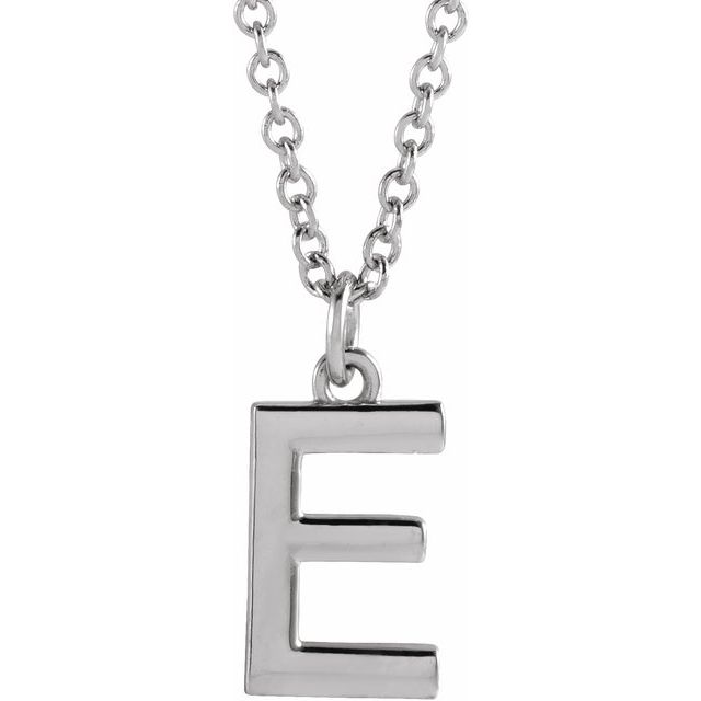 14K Gold Initial Necklace