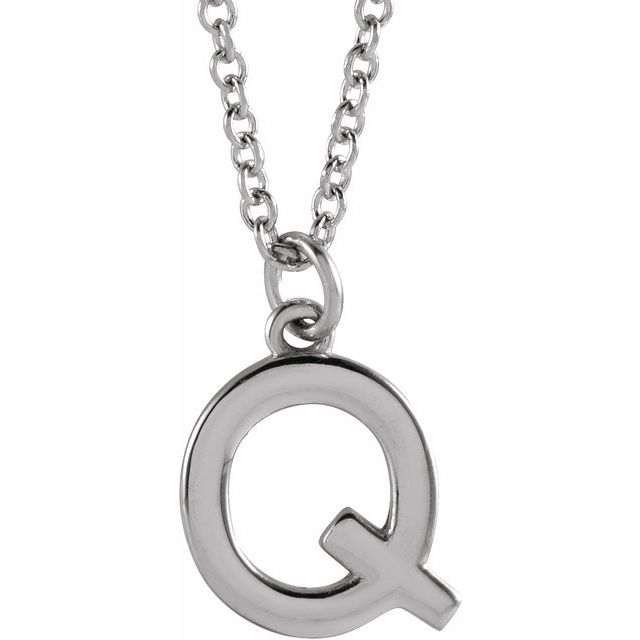 14K Gold Initial Necklace
