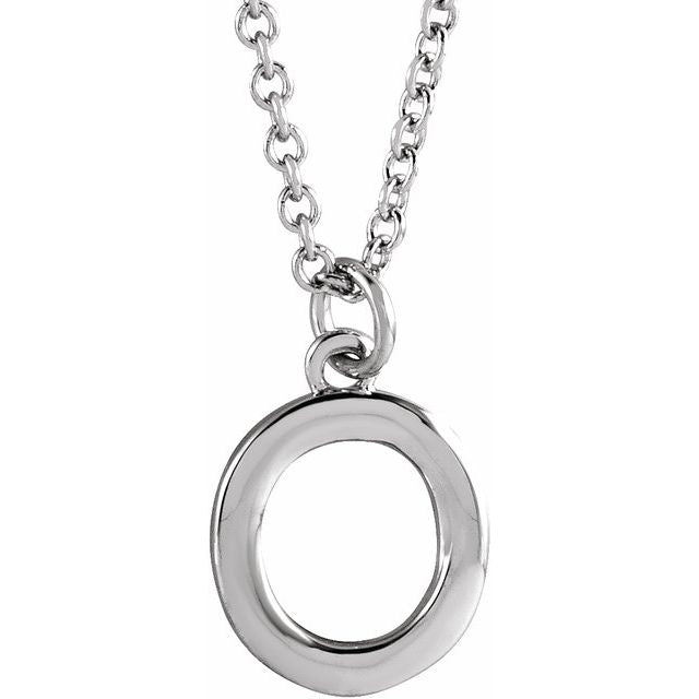 14K Gold Initial Necklace