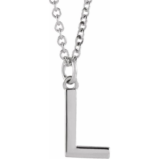 14K Gold Initial Necklace