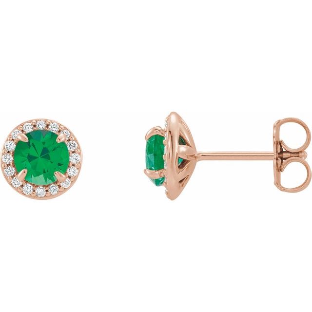 14K Gold, Silver & Platinum Natural Diamond Earrings - Options Available