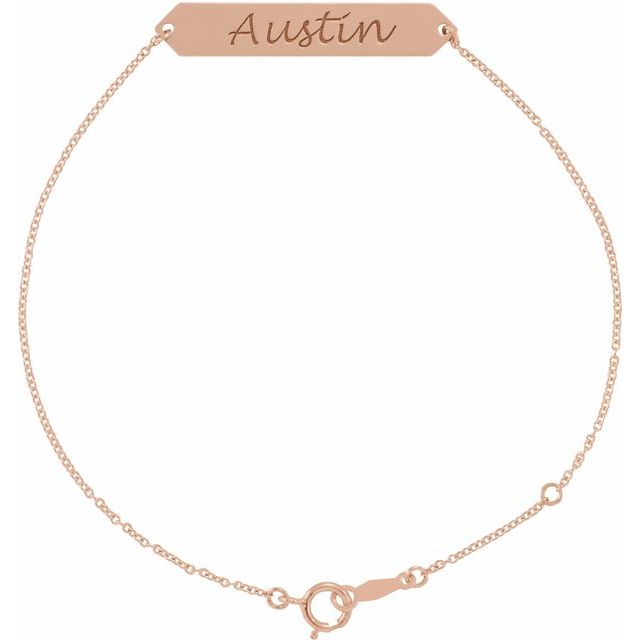 14K Gold Geometric Bracelet - Options Available