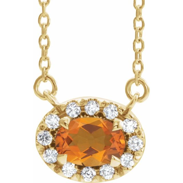 14K Gold Alexandrite And Diamond Necklace - Options Available