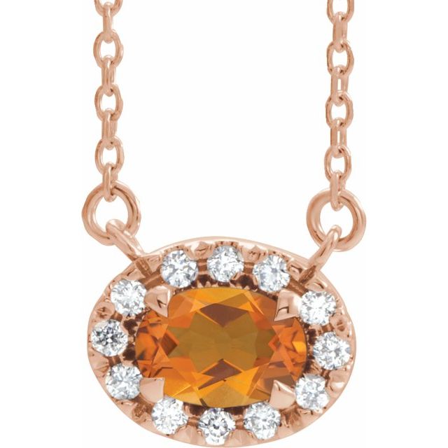14K Gold Alexandrite And Diamond Necklace - Options Available