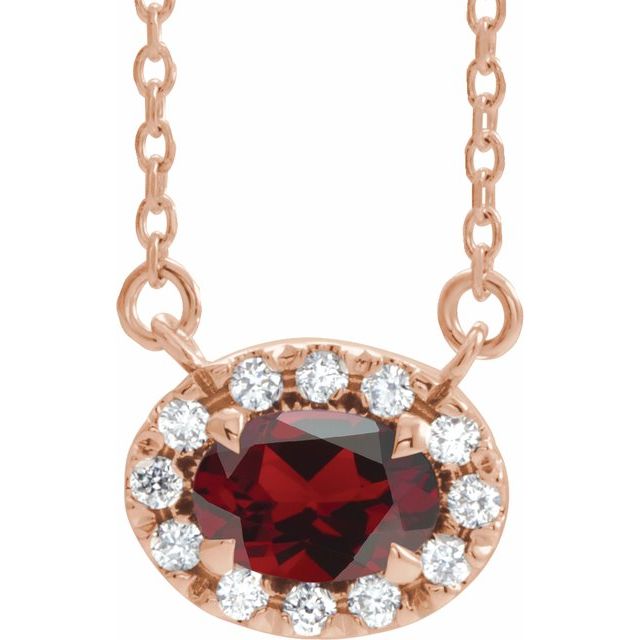 14K Gold Alexandrite And Diamond Necklace - Options Available