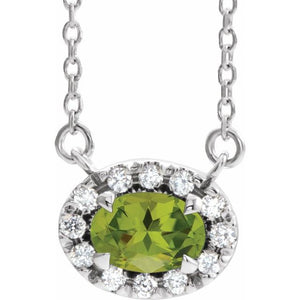 14K Gold Alexandrite And Diamond Necklace - Options Available