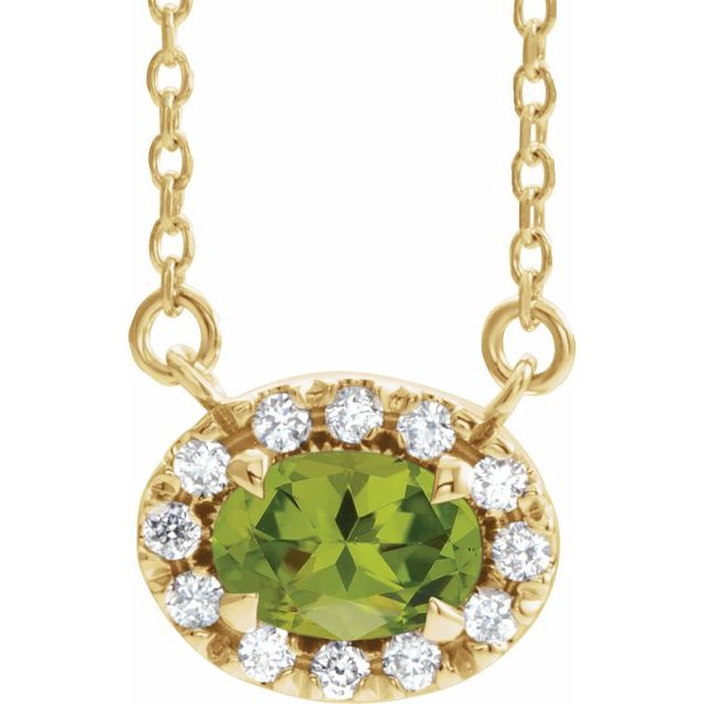 14K Gold Alexandrite And Diamond Necklace - Options Available