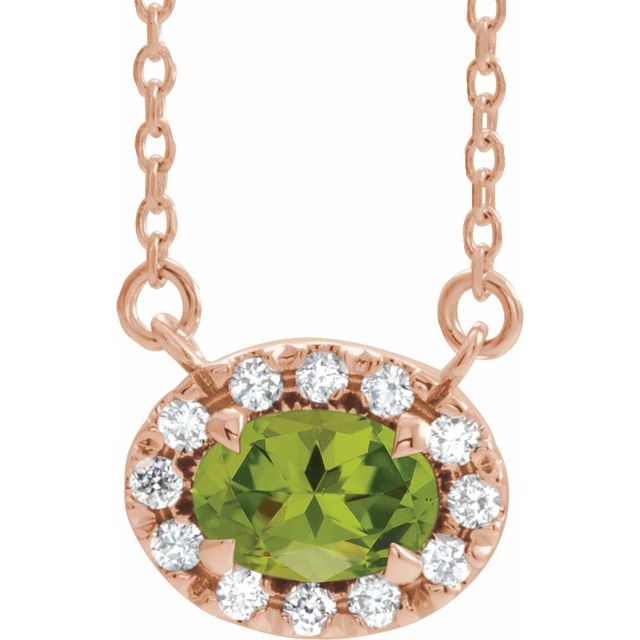14K Gold Alexandrite And Diamond Necklace - Options Available
