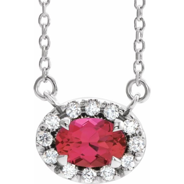 14K Gold Alexandrite And Diamond Necklace - Options Available