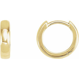 Hinged Earring | 14K Gold, Silver & Platinum | 8–17.5 Mm × 2.3–3 Mm | Hinged
