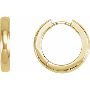 Hinged Earring | 14K Gold, Silver & Platinum | 8–17.5 Mm × 2.3–3 Mm | Hinged