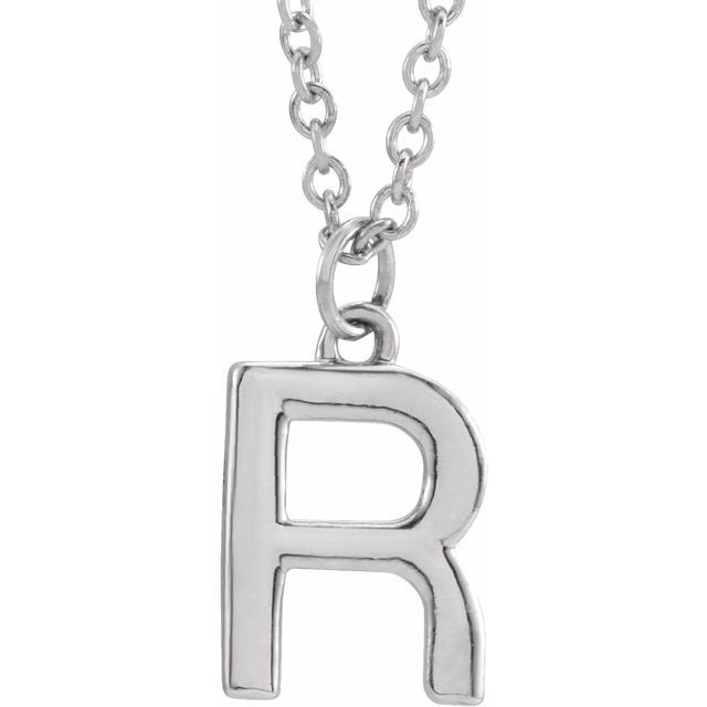 14K Gold Initial Necklace