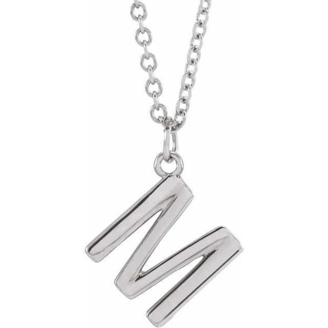 14K Gold Initial Necklace