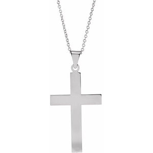 18K Yellow Gold Cross Pendant - Options Available