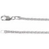 Sterling Silver 2.25 mm Wheat Chain - Elegant 16-Inch Design