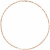 14K Yellow Gold, 3.85 mm Paperclip-Style Chain