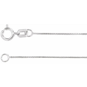 Box Chain Bracelet in 14K Gold, White Gold & Rose Gold