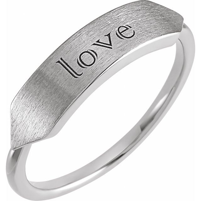 14K Gold Signet Ring - Options Available
