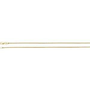 Sterling Silver 1.25 mm Wheat 7-inch Elegant Chain Bracelet