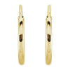 14K Yellow Gold 10 mm Endless Tube Hoop Earrings