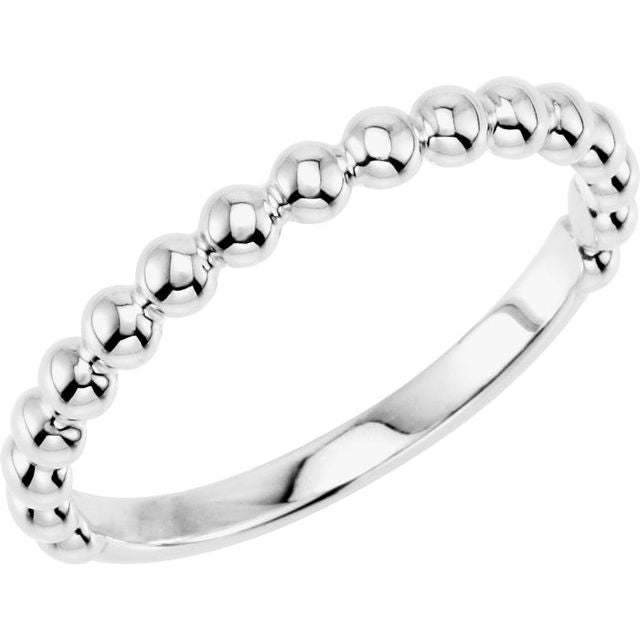 Sterling Silver Stackable Ring - Options Available