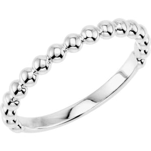 Sterling Silver Stackable Ring - Options Available