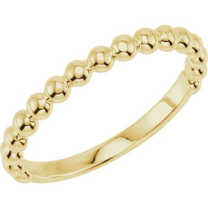 Stackable Ring Crafted in 14K Gold