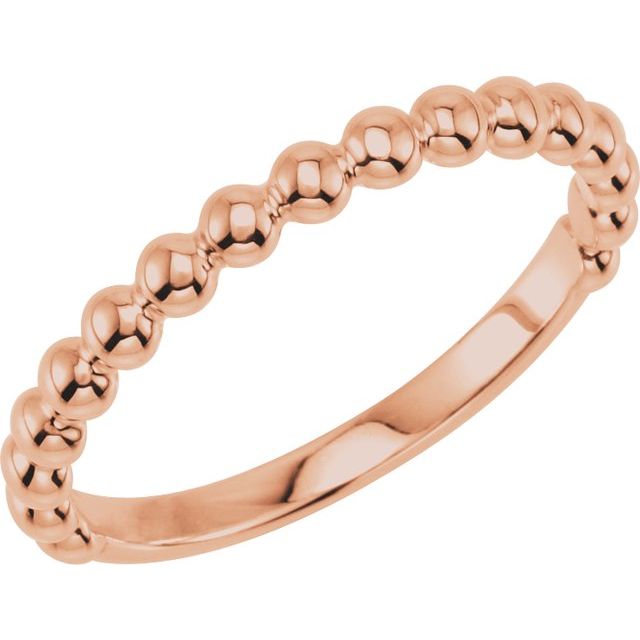 14K Gold Stackable Ring - Options Available