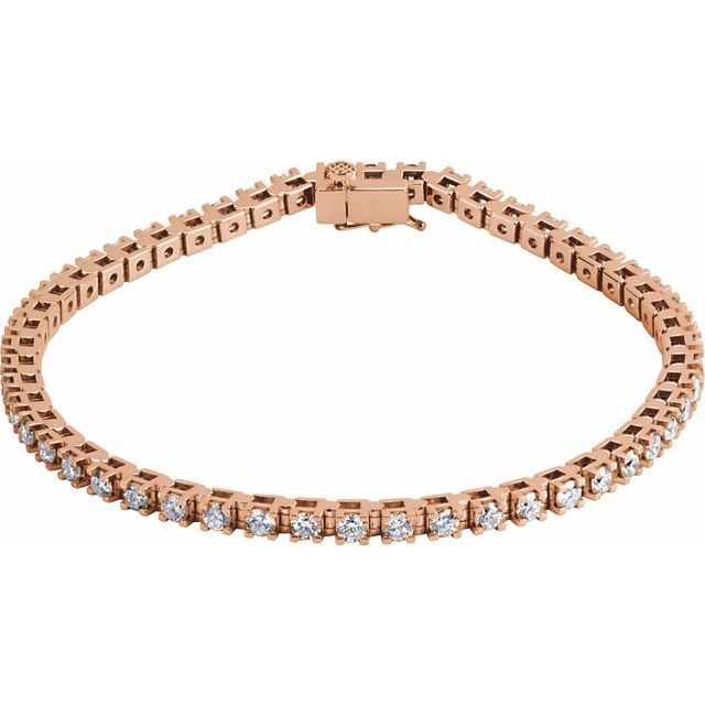14K Gold Natural Diamond Bracelet - Options Available