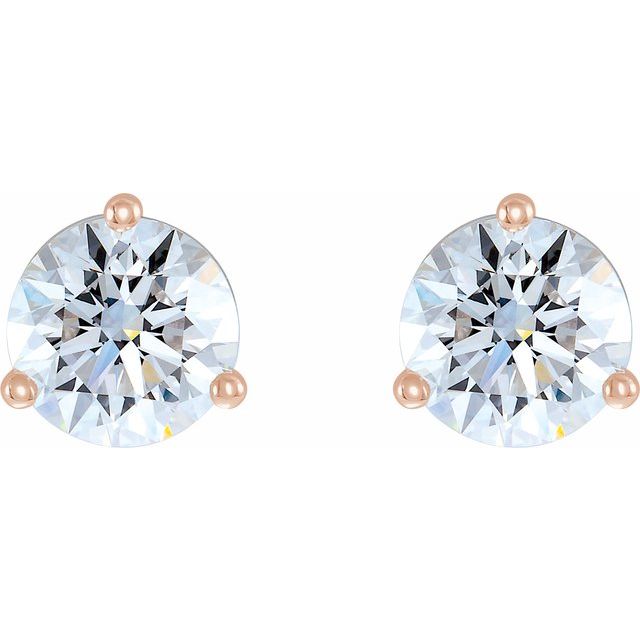 14K Yellow Gold 1/3 CTW Lab-Grown Diamond Stud Earrings