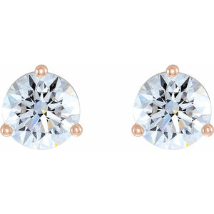 14K Yellow Gold 1/3 CTW Lab-Grown Diamond Stud Earrings
