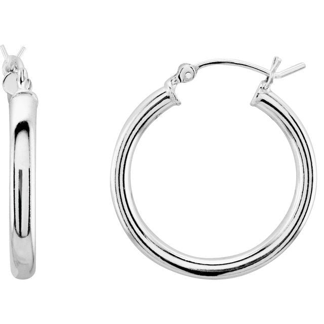 Sterling Silver Hoop Earrings