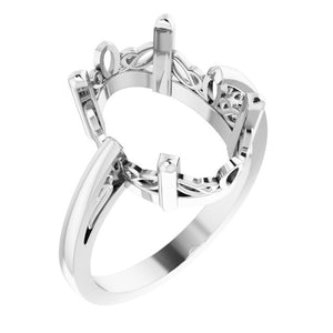14K Gold Natural Mozambique Garnet Solitaire Ring