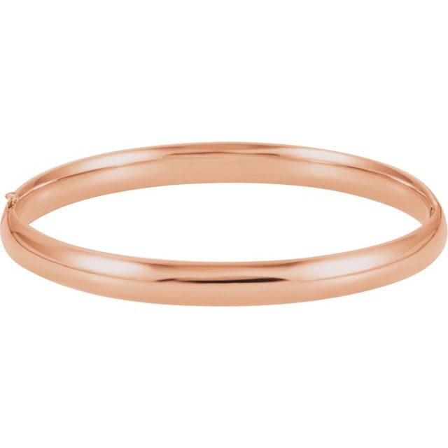 14K Gold Bangle Bracelet - Options Available
