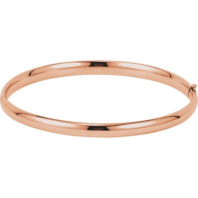 14K Gold Bangle Bracelet - Options Available