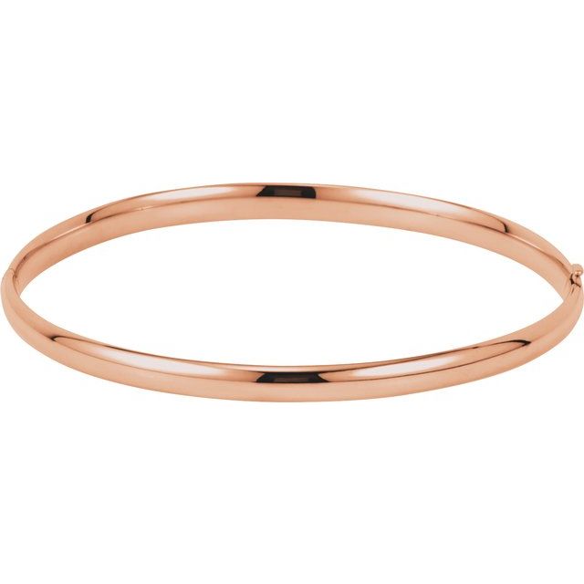 14K Gold Bangle Bracelet - Options Available