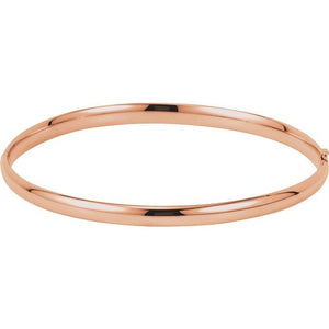 14K Gold Bangle Bracelet - Options Available