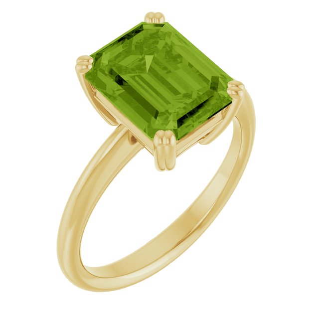 14K Gold Natural Amethyst Ring - Options Available