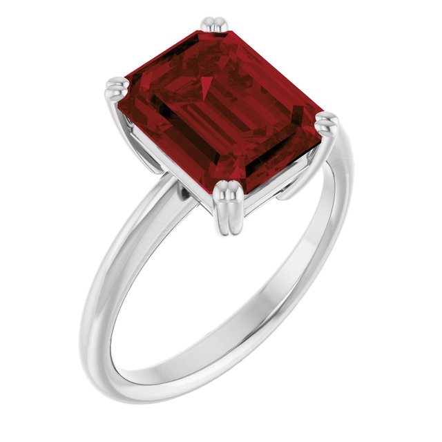 14K Gold, Platinum, Sterling Silver Solitaire Ring - Options Available