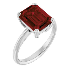 14K Gold, Platinum, Sterling Silver Solitaire Ring - Options Available