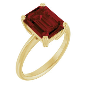 14K Gold Natural Amethyst Ring - Options Available