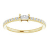 14K White 1/3 CTW Natural Diamond Ring