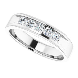 14K Yellow Gold 1/2 CTW Natural Diamond Eternity Band